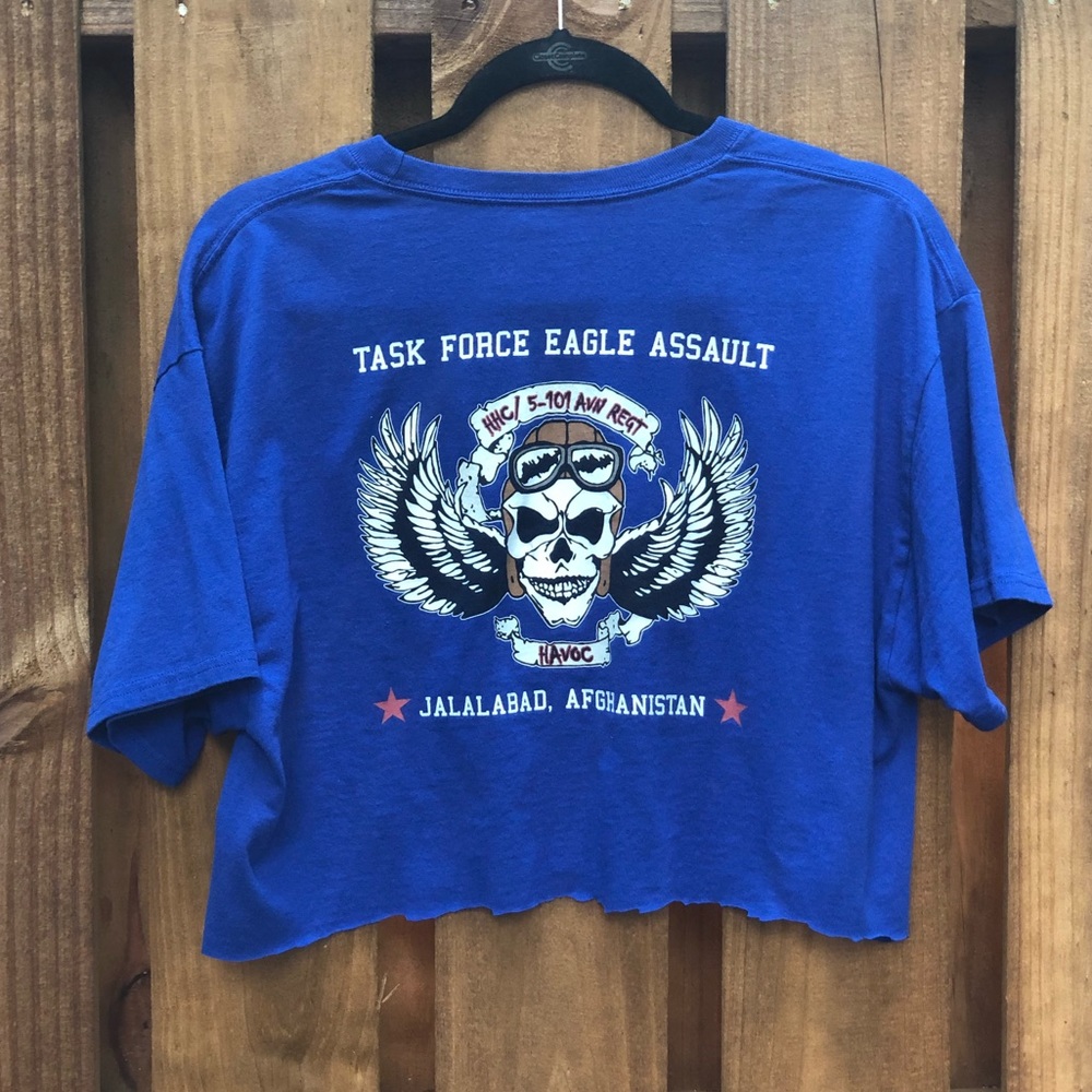 Vintage Military Task Force Eagle Assault Crop